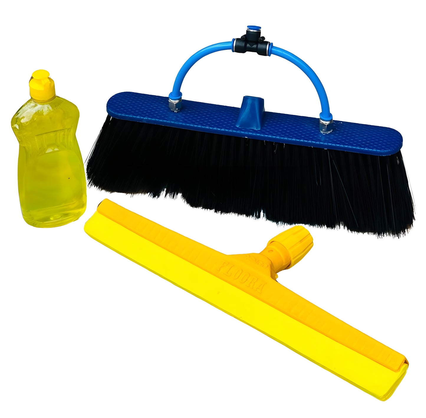 Solar Panel Cleaning Brush | WITH WIPER & SHAMPOO BOTTLE