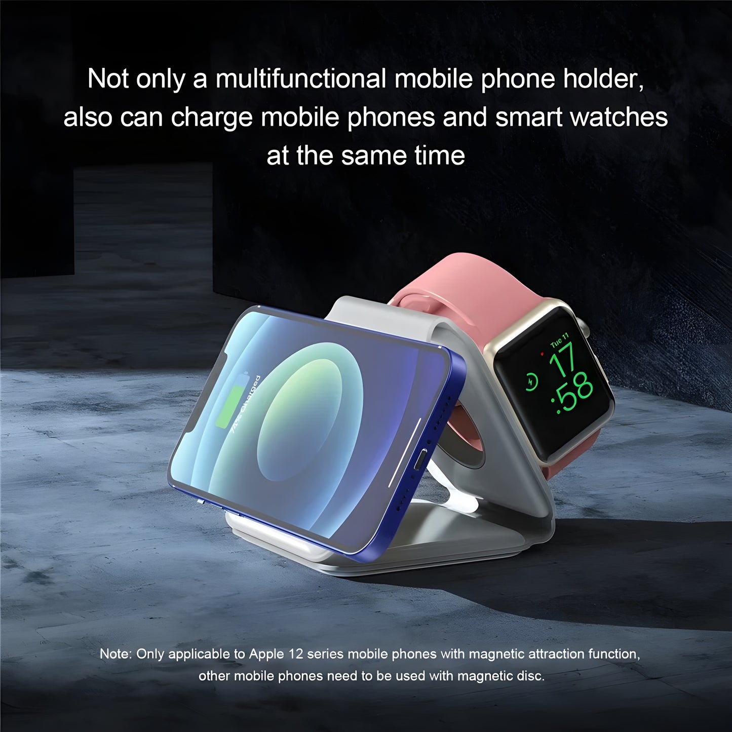 3-in-1 Foldable Wireless Charging Pad – Fast Charging – Portable Travel Charging Station