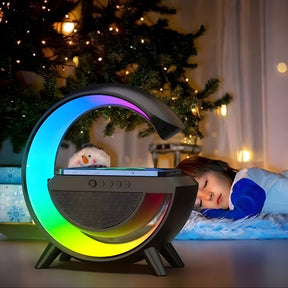 Gadget Bazaar RGB G-LAMP  FAST WIRELESS CHARGING  BLUETOOTH SPEAKER