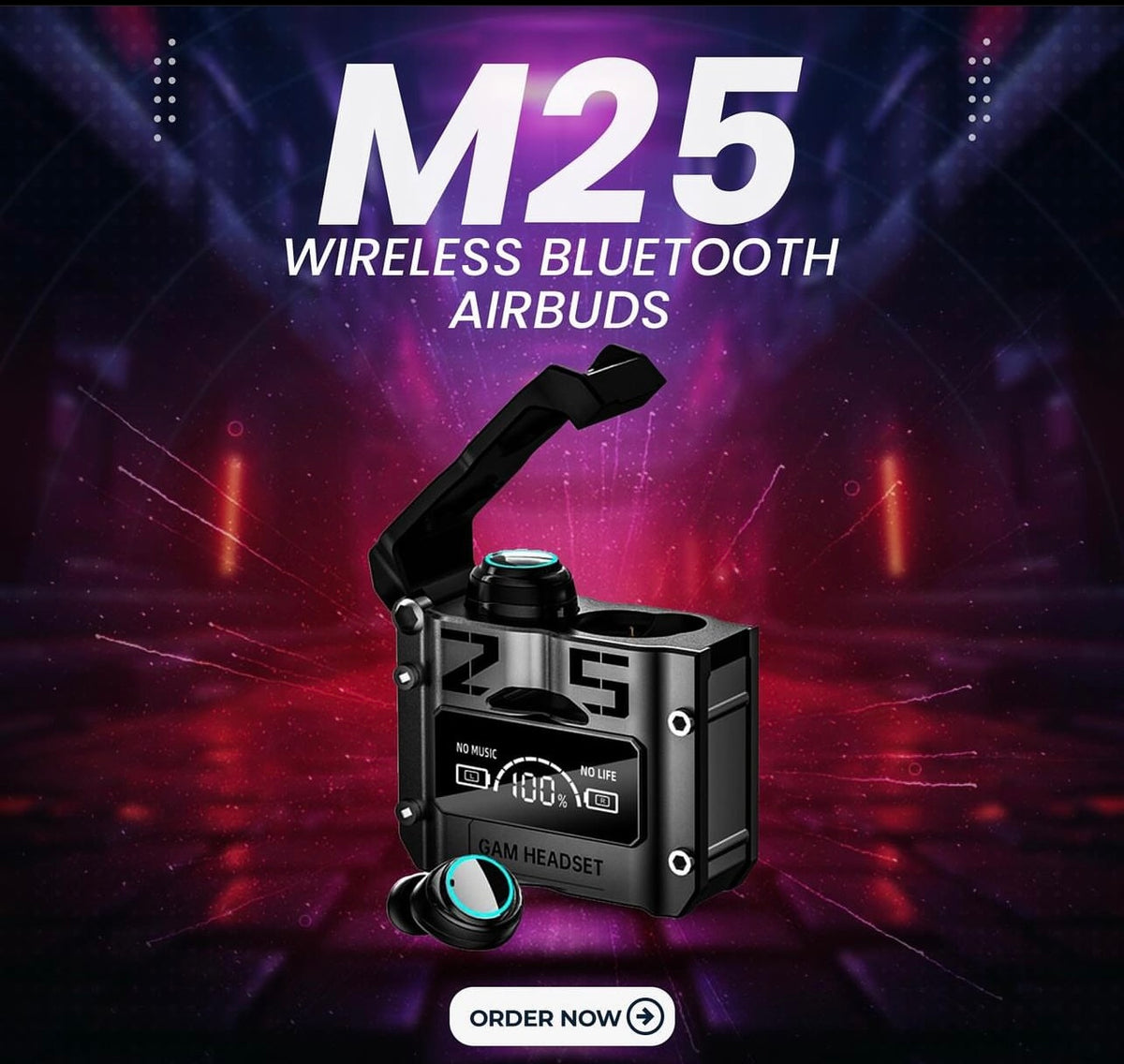 M  SERIES GAMING EARBUDS WITH POWERBANK