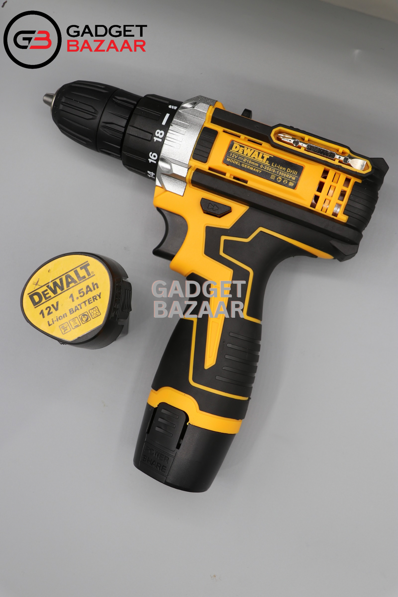 Dewalt 12V Lithium-Cordless Driver-Drill with Complete Toolkit