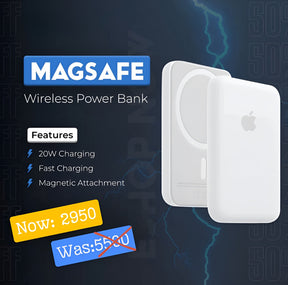 Wireless power bank for iphone 5000 mah 20w fast charging