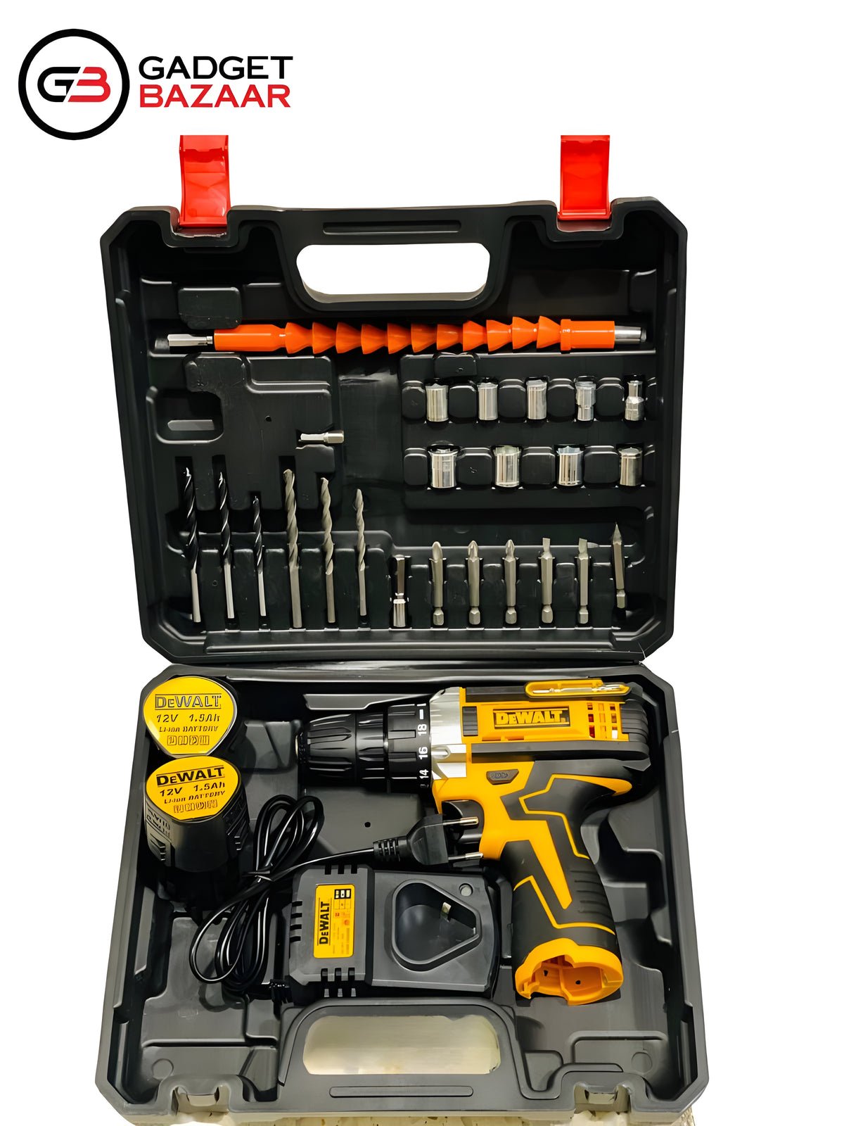 Dewalt 12V Lithium-Cordless Driver-Drill with Complete Toolkit