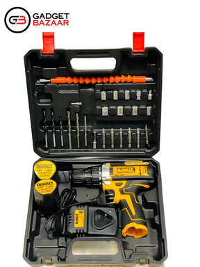 Dewalt 12V Lithium-Cordless Driver-Drill with Complete Toolkit