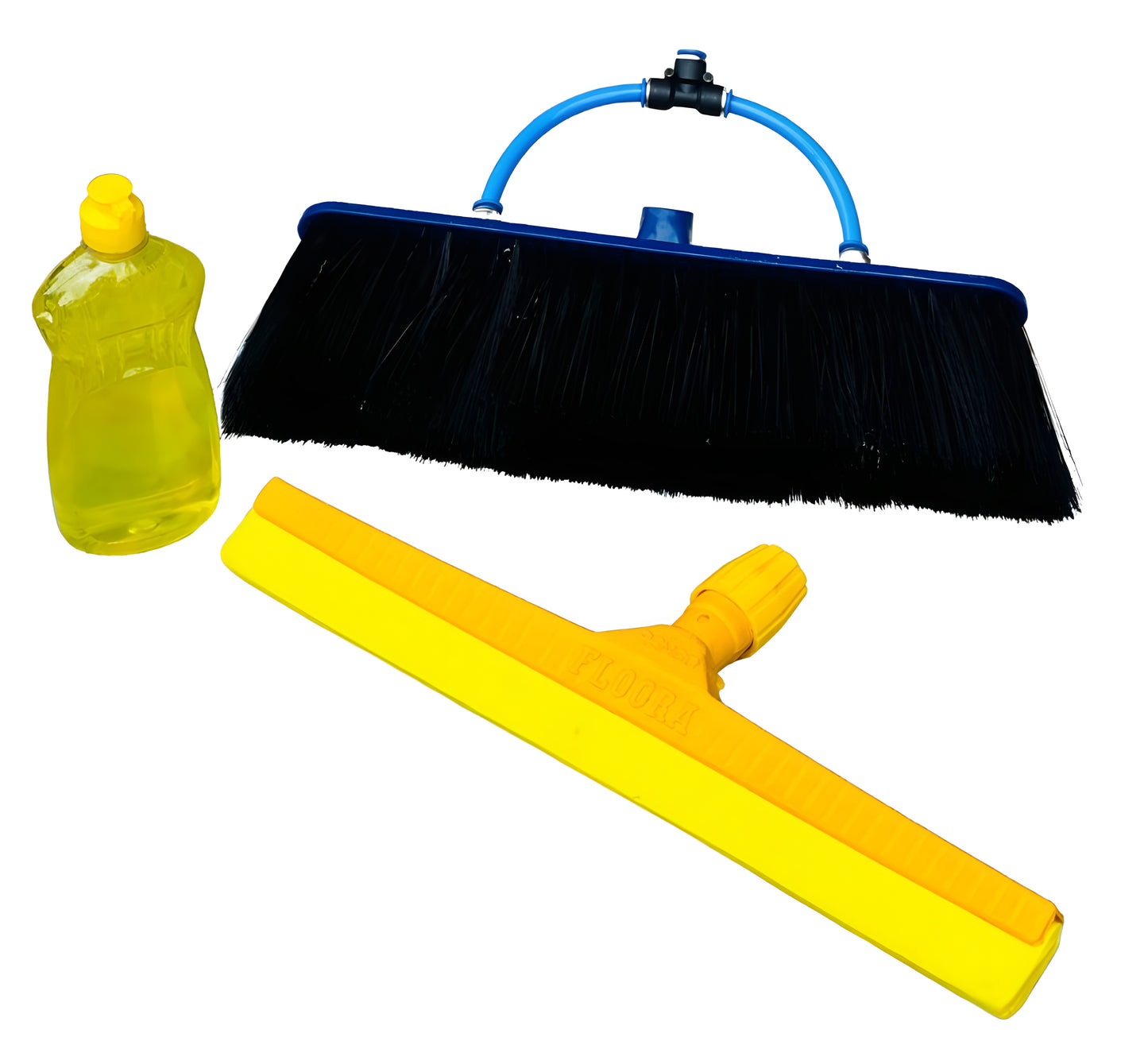 Solar Panel Cleaning Brush | WITH WIPER & SHAMPOO BOTTLE