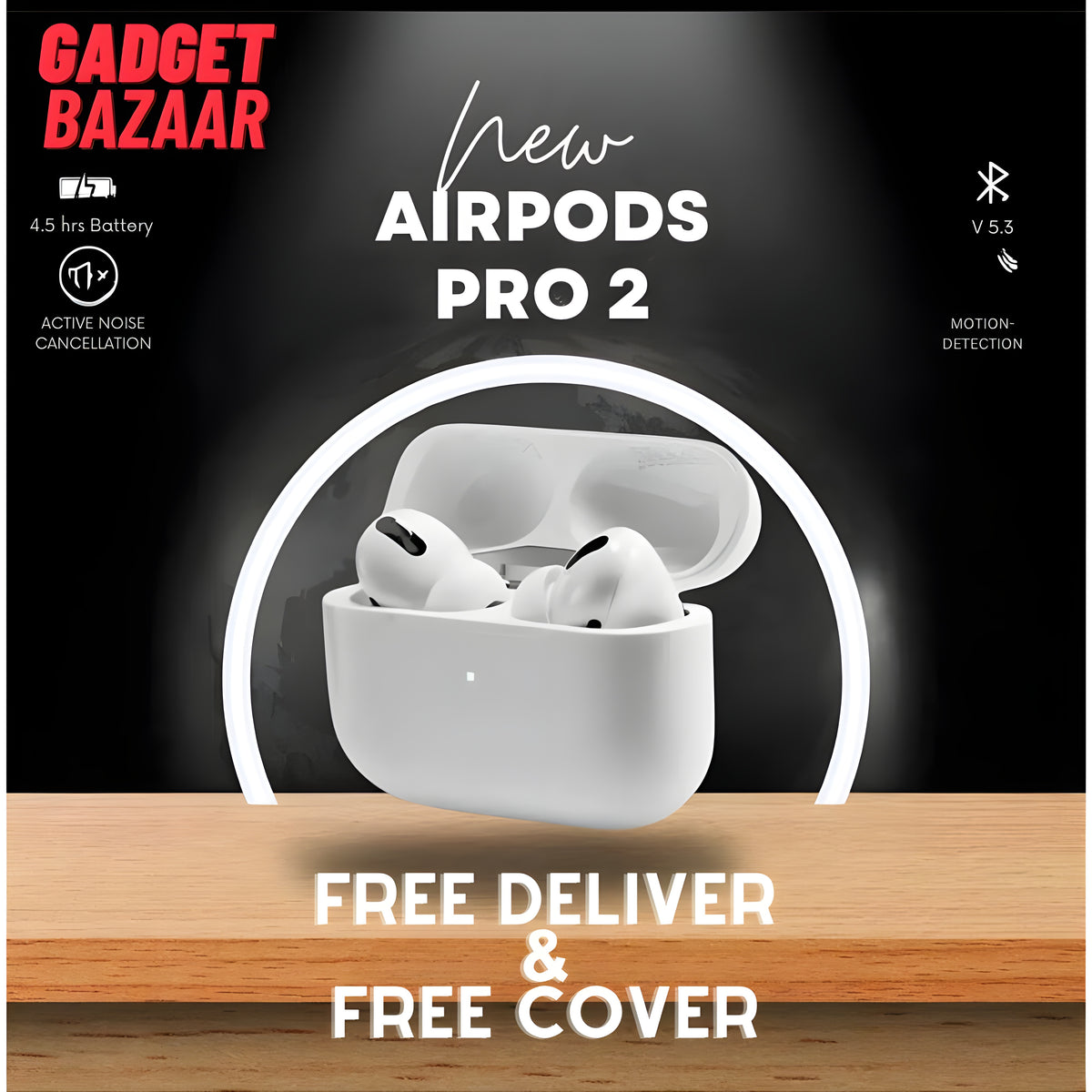 Apple Airpods Pro 2 (copy-Tws) with Free cover