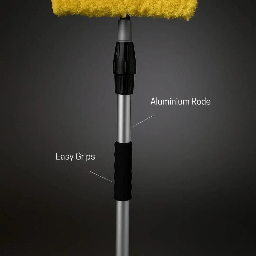 Imported Telescopic Solar Panel Cleaning Brush | Aluminum pole design